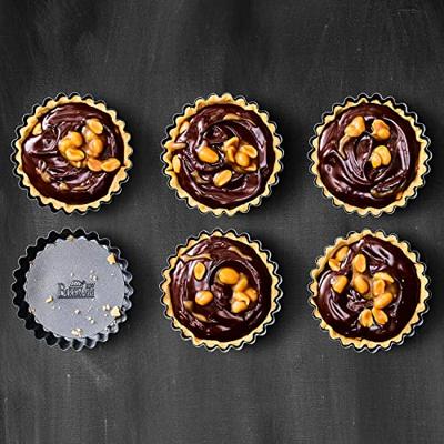 Birkmann Quichevorm / Taartvorm / Bakvorm met losse bodem Premium Baking ø 10 cm - 6 Stuks