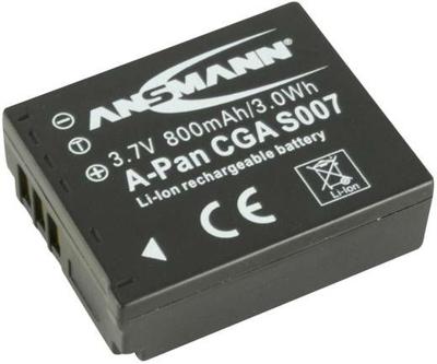 Ansmann A-Pan CGA S007 Camera-accu Vervangt originele accu CGA-S007E, CGA-S007 3.7 V 800 mAh