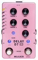Mooer D7 X2 Delay stereo effectpedaal met 14 delay types - thumbnail