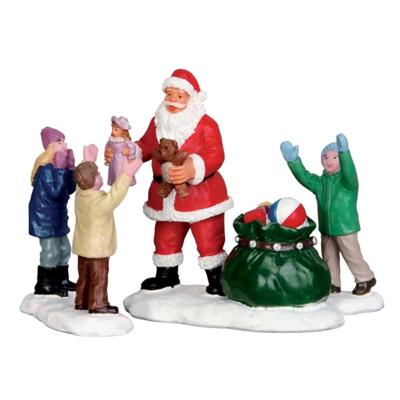 Lemax it´s santa!, s/3 kerstdorp figuur type 5 2015