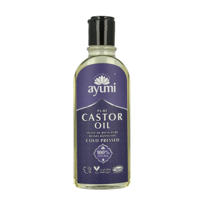 Ayumi Pure castor oil cold pressed 150 Milliliter Ayumi Pure castor oil cold pressed 150 Milliliter