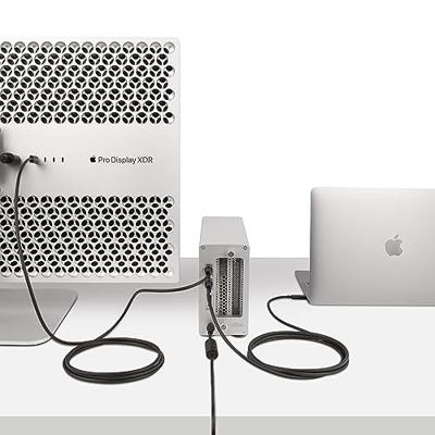 StarTech.com 2m Actieve Thunderbolt 4 Kabel, 40Gbps, 100W PD, 4K/8K Video, Intel-Certified Thunderbolt Kabel, Compatibel met USB4/TB4/ USB 3.2/ USB Type-C/DisplayPort/TB3 (A40G2MB-TB4-CABLE)
