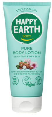 Happy Earth 100% Natural Bodylotion Sensitive Dry Skin Happy Earth 100% Natural Bodylotion Sensitive Dry Skin