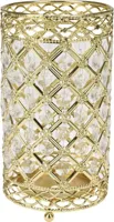 Lantaarn metaal deco 11x20cm goud - thumbnail