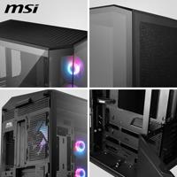 ATX Semi-toren BehuizingMSI MAG PANO 100R PZ Zwart - thumbnail