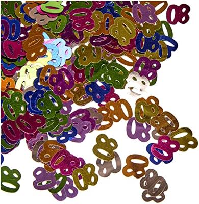80 Jaar Tafeldecoratie / Sierconfetti