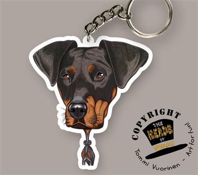 Sleutelhanger Dobermann