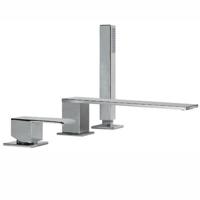 Tres Cuadro Badmengkraan voor randset met handdouche Chroom 00616103 - thumbnail