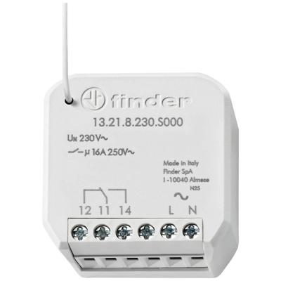 Finder 13.21.8.230.S000 13.21.8.230.S000 Draadloze ontvanger Montagewijze: Inbouw (in muur) 1 stuk(s)