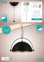 Eglo Landelijke hanglampCovaleda 1 Ø 45,5cm - 43353 - thumbnail