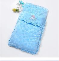 Herfst en winter modellen Thicken baby slaapzak cartoon borduurwerk baby wandelwagen accessoires (blauw) - thumbnail