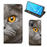 Hoesje maken OPPO A52 | A72 Britse Korthaar - thumbnail