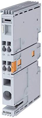 BLOCK EB-GND4 Potentiaal-verzamelklem 4 x 10 A EB-GND4