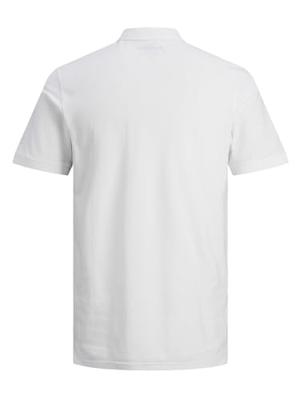 Jack & Jones Jjebasic Polo Ss Noos Poloshirts White Slim Fit