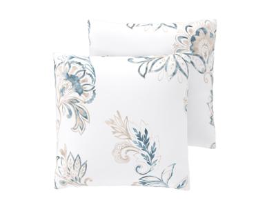 LIVARNO Set van 2 satijnen kussenslopen 60 x 50 cm (Wit)