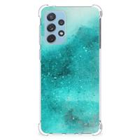 Back Cover Samsung Galaxy A73 Painting Blue - thumbnail