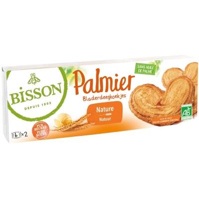 Bisson Palmier bladerdeegkoekjes bio 100 Gram