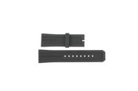 Horlogeband Burberry BU7713 Rubber Grijs 24mm - thumbnail