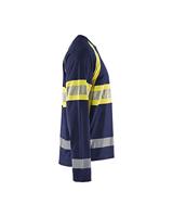 Blåkläder High-Vis T-Shirt lange mouwen 35101030 | Marine/High-Vis Geel | Maat S - 7330509672464 - thumbnail