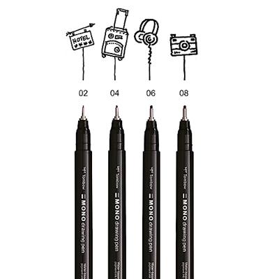 Tombow • mono drawing pen bold set, 4x