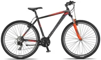Umit Mirage Oversized MTB 27.5 Inch 50 cm Unisex 21V V Brakes Zwart/Oranje - thumbnail
