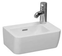 Laufen Pro A fontein 36x25x16.5cm 1 kraangat rechts met overloop keramiek wit h8169550001061 - thumbnail