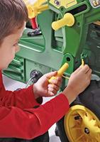 Rolly Toys Farmtrac John Deere 7930 traptrekker met lucht-banden, versnelling, rem en voorlader - thumbnail