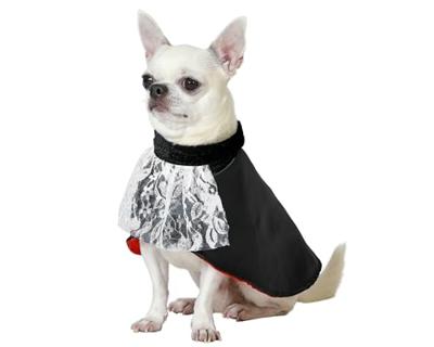 Kostuum voor honden Vampier Maat S