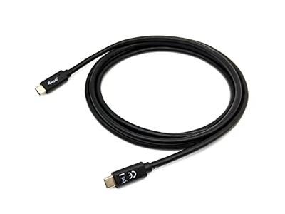 Kabel USB-C stekker USB-C stekker USB 3.2 1 m overdracht 5G 3A zwart