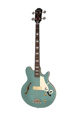 Epiphone Jack Casady Bass Faded Pelham Blue semi-akoestische basgitaar