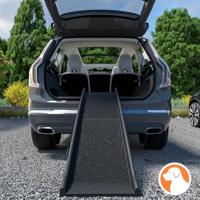 Hondenhelling auto Zwart 156x40x16cm opvouwbaar - thumbnail