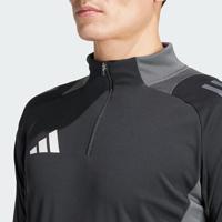 adidas Tiro 24 Competition Trainingstrui 1/4-Zip Zwart Donkergrijs - thumbnail