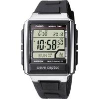 Casio WV-59R-1AEF Horloge Zendergestuurd (l x b x h) 48.3 x 39 x 12.5 mm Zilver Materiaal (behuizing): RVS, Hars Materiaal (armband): Hars - thumbnail