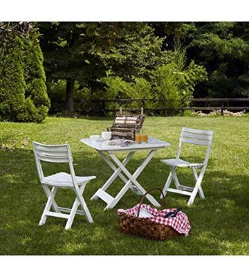 Progarden Birki 86273 Tuinstoel Kunststof Wit