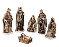 Kerstgroep poly 6 figuren multi KSD - Ksd - thumbnail
