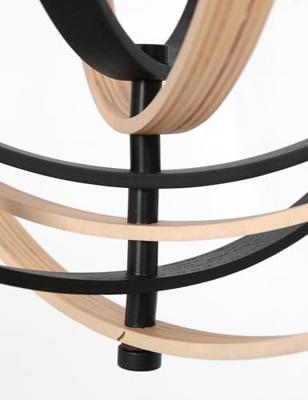 Steinhauer Houten hanglampMuoversi Ø 45cm - 3491BE
