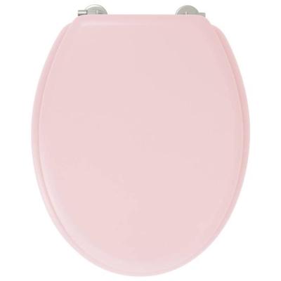 GELCO DESIGN Toiletzitting Dolce - Roestvrij stalen scharnieren - Gegoten hout - Rose crystal
