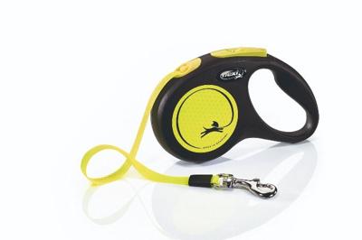 Flexi New Neon S M L Tape rollijn 5 meter S