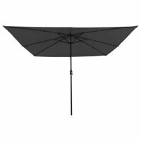 Tuinparasol Antraciet en Zwart 295 x 295 x 245 cm - thumbnail