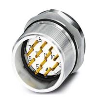 M23 Apparaatconnector 1619862 CA-12P1N8A6Y00 Zilver Phoenix Contact Inhoud: 1 stuk(s) - thumbnail