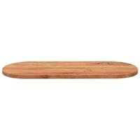 Tafelblad ovaal 140x60x3,8 cm massief acaciahout - thumbnail