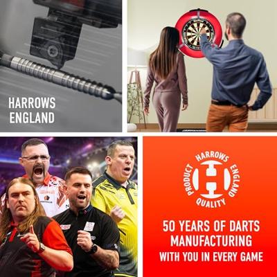 Harrows World Champion Family Dart Game inclusief 6 stuks darts Harrows World Champion Family Dart Game inclusief 6 stuks darts