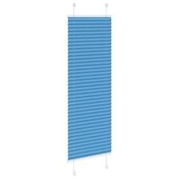 Pliss rolgordijn 40x100 cm stofbreedte 39,4 cm polyester blauw - thumbnail