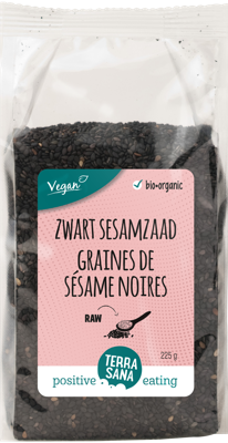 RAW sesamzaad zwart bio - thumbnail