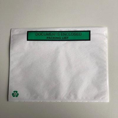 Paklijst-enveloppen C5 Documents PAPIER