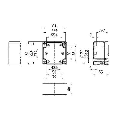 Spelsberg TG PC 88-6-to Installatiebehuizing 84 x 82 x 55 Polycarbonaat Grijs-wit (RAL 7035) 1 stuk(s) Spelsberg TG PC 88-6-to Installatiebehuizing 84 x 82 x 55 Polycarbonaat Grijs-wit (RAL 7035) 1 stuk(s)