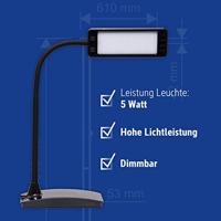 Maul MAULpearly colour vario 8201790 LED-bureaulamp 6 W Energielabel: D (A - G) Zwart - thumbnail