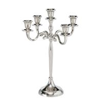 Boltze Home kandelaar zilver 27x38cm - thumbnail