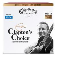 Martin Strings MEC13 Clapton&apos;s Choice Phosphor Bronze Medium 20th Anniversary Edition 13-56 snarenset voor westerngitaar - thumbnail