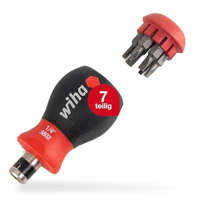 Wiha Schroevendraaier | met bitmagazijn | Stubby 43613